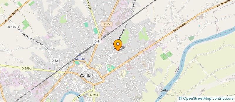 localisation de l'entreprise MADAME GAELLE HUDRY  GAILLAC