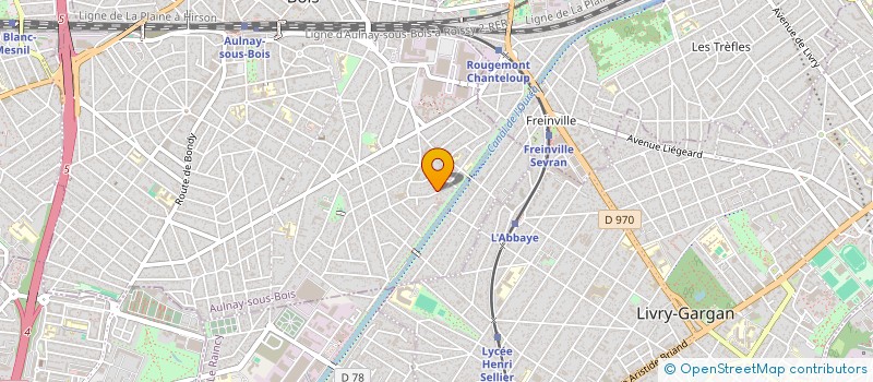 localisation de l'entreprise MADAME GAELLE HUGON à AULNAY-SOUS-BOIS