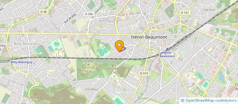 localisation de l'entreprise MADAME GAELLE IRIONDO à HENIN-BEAUMONT