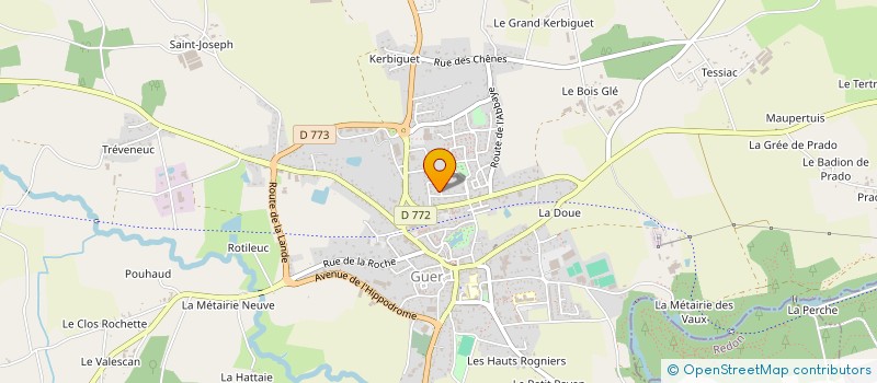 localisation de l'entreprise MADAME GAELLE ISAMBARD  GUER