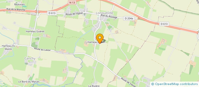 localisation de l'entreprise MADAME GAELLE JACQUELINE  LONGUEVILLE