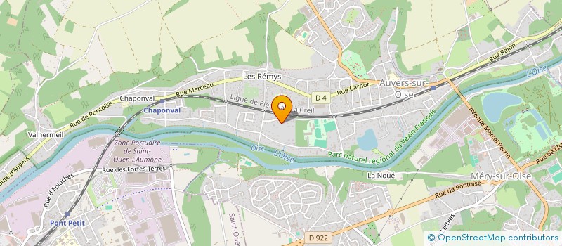 localisation de l'entreprise MADAME GAELLE JACQUEMART  AUVERS-SUR-OISE