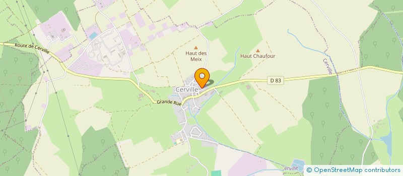 localisation de l'entreprise MADAME GAELLE JANOT  CERVILLE