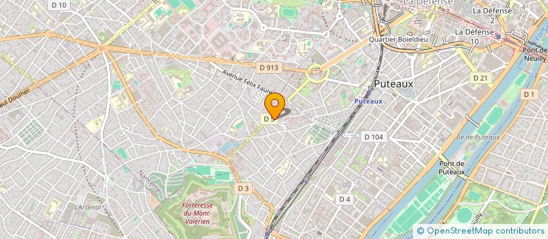 localisation de l'entreprise MADAME GAELLE JAUDON à SURESNES