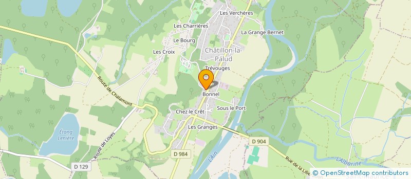 localisation de l'entreprise MADAME GAELLE JEAN à CHATILLON-LA-PALUD