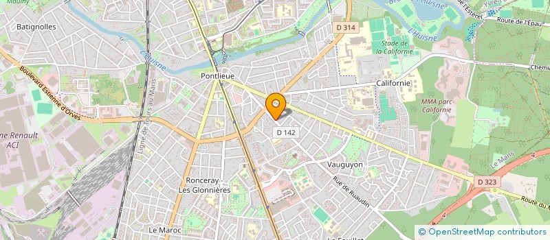 localisation de l'entreprise MADAME GAELLE JOUANNEAU  LE MANS