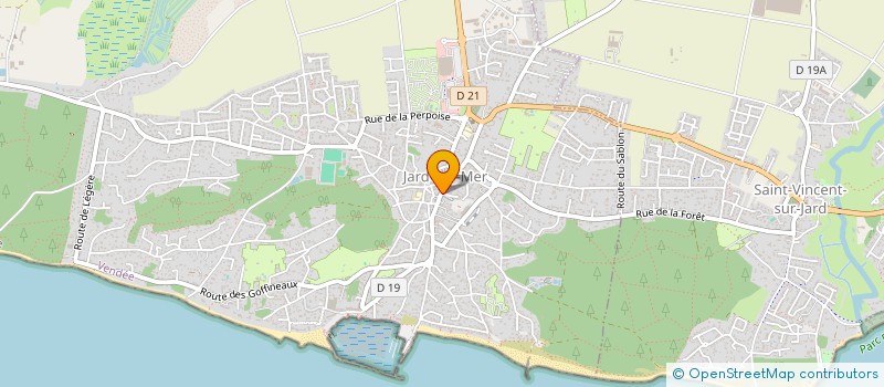 localisation de l'entreprise MADAME GAELLE JOUBEAUD à JARD-SUR-MER