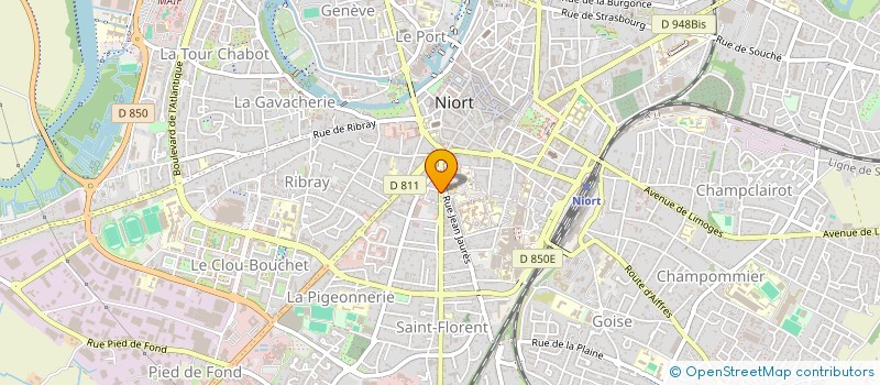 localisation de l'entreprise MADAME GAELLE KERJAN  NIORT