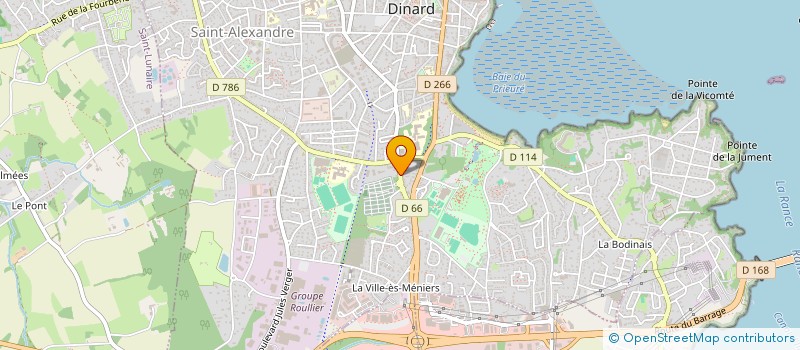 localisation de l'entreprise MADAME GAELLE KERMARREC  DINARD