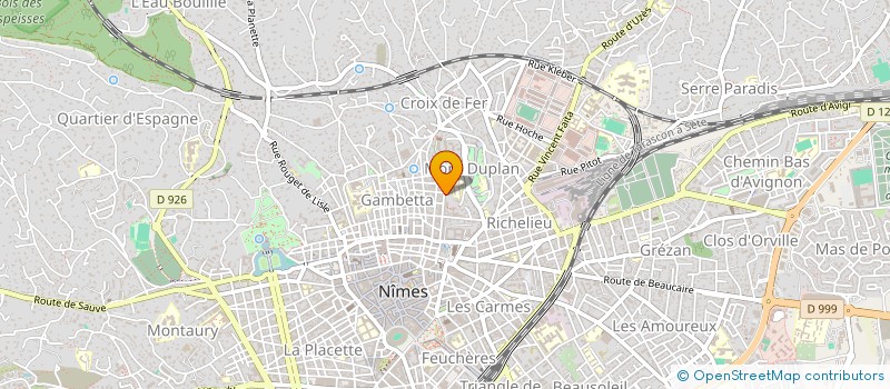 localisation de l'entreprise MADAME GAELLE LACROIX  NIMES