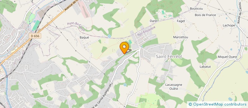 localisation de l'entreprise MADAME GAELLE LAFFITTE  BON-ENCONTRE