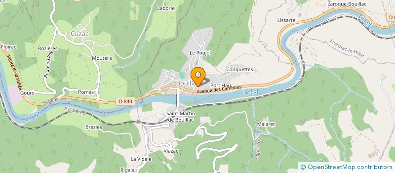 localisation de l'entreprise MADAME GAELLE LAGARDE  BOUILLAC