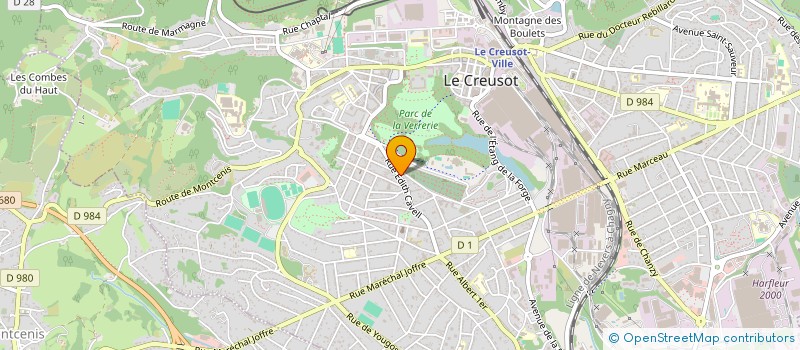 localisation de l'entreprise MADAME GAELLE LAMAND à LE CREUSOT