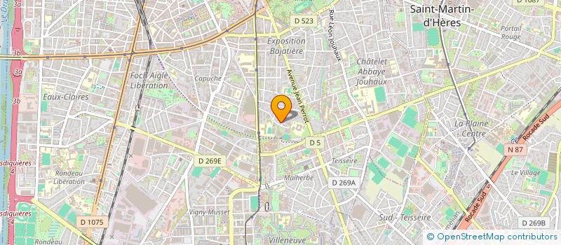 localisation de l'entreprise MADAME GAELLE LAMIRAND  GRENOBLE