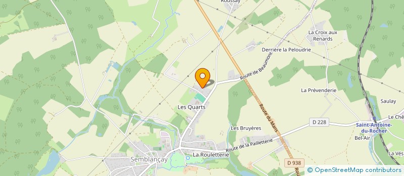 localisation de l'entreprise MADAME GAELLE LANCEZEUX  SEMBLANCAY