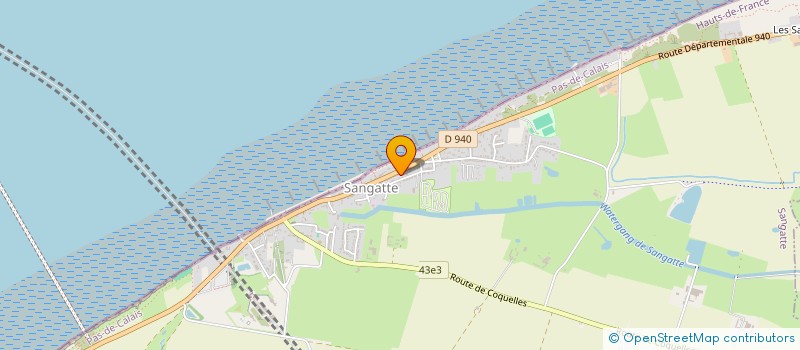 localisation de l'entreprise MADAME GAELLE LASSALLE  SANGATTE