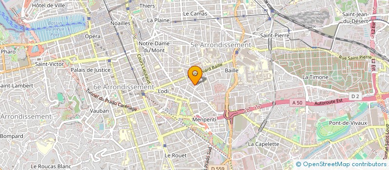 localisation de l'entreprise MADAME GAELLE LAUNAY  MARSEILLE