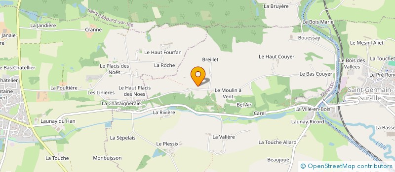 localisation de l'entreprise MADAME GAELLE LAUNAY  MELESSE