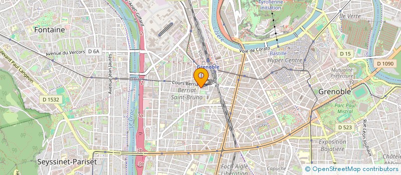 localisation de l'entreprise MADAME GAELLE LAURENT-GONNET  GRENOBLE