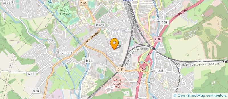 localisation de l'entreprise MADAME GAELLE LAVIGNAC à BELFORT