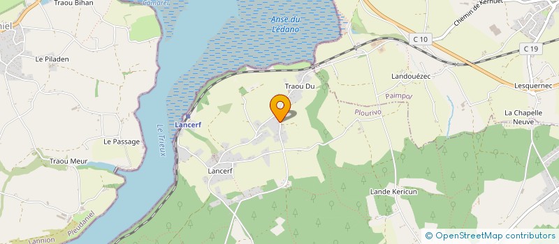 localisation de l'entreprise MADAME GAELLE LE BIHAN  PLOURIVO