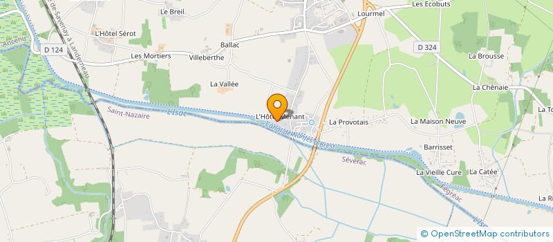 localisation de l'entreprise MADAME GAELLE LE BRENN  FEGREAC