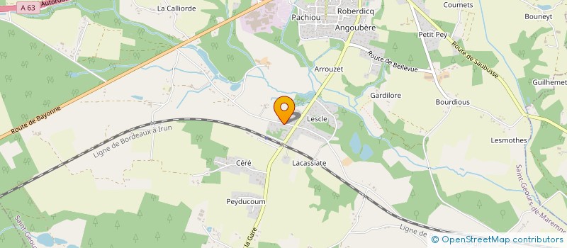 localisation de l'entreprise MADAME GAELLE LE CALLOCH  SAINT-GEOURS-DE-MAREMNE