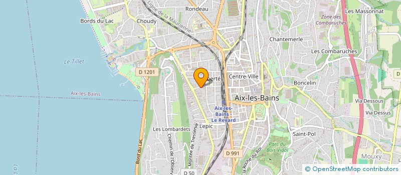 localisation de l'entreprise MADAME GAELLE LE CORRE  AIX LES BAINS