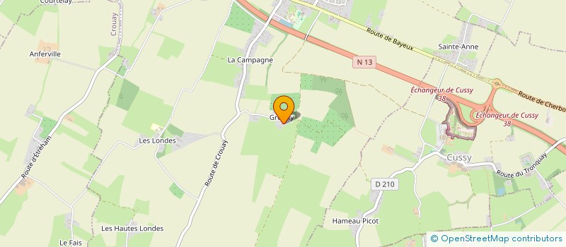 localisation de l'entreprise MADAME GAELLE LE DOLEDEC  TOUR-EN-BESSIN