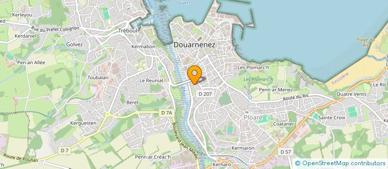 localisation de l'entreprise MADAME GAELLE LE FUR à DOUARNENEZ