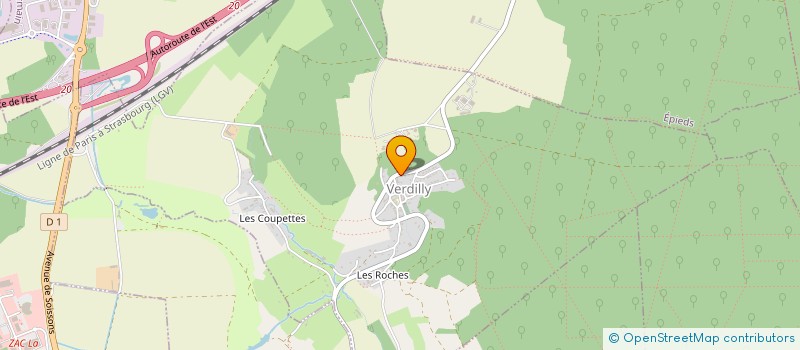localisation de l'entreprise MADAME GAELLE LE MERO à CHATEAU-THIERRY