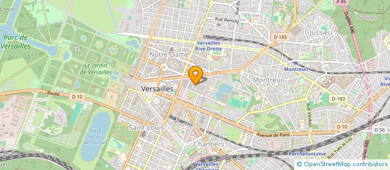 localisation de l'entreprise MADAME GAELLE LE ROC H  VERSAILLES