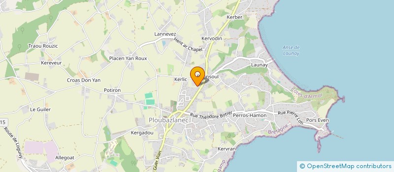 localisation de l'entreprise MADAME GAELLE LE ROY  PLOUBAZLANEC