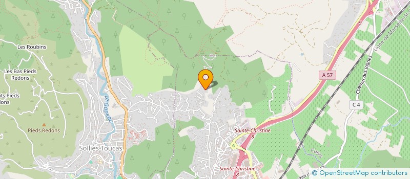 localisation de l'entreprise MADAME GAELLE LE SOURD  SOLLIES-PONT