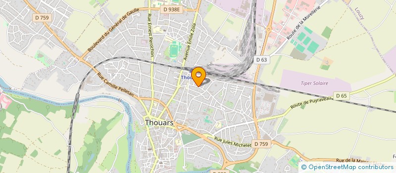 localisation de l'entreprise MADAME GAELLE LE TALHOUIDEC  THOUARS