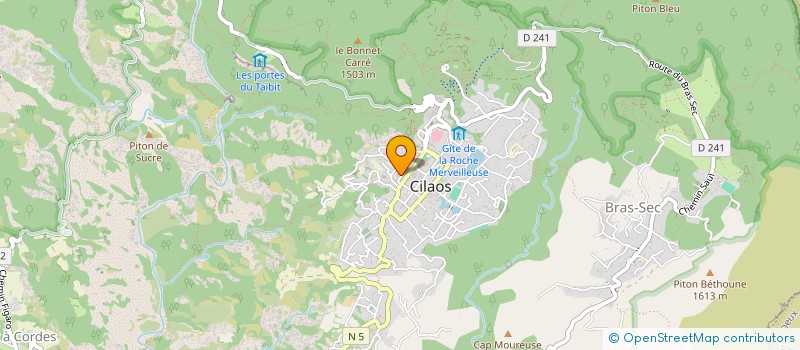 localisation de l'entreprise MADAME GAELLE LEBLE  CILAOS