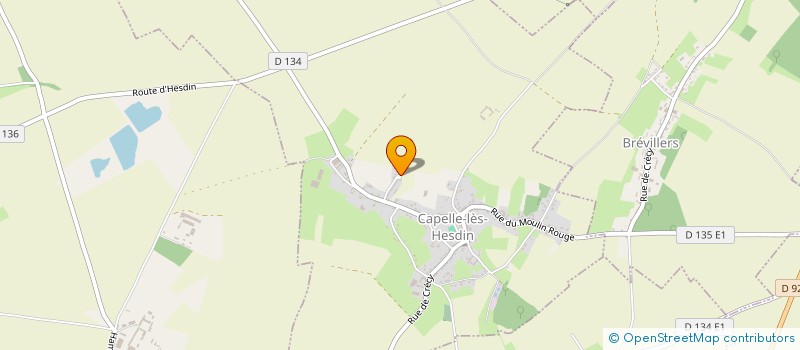 localisation de l'entreprise MADAME GAELLE LEBLOND  CAPELLE-LES-HESDIN