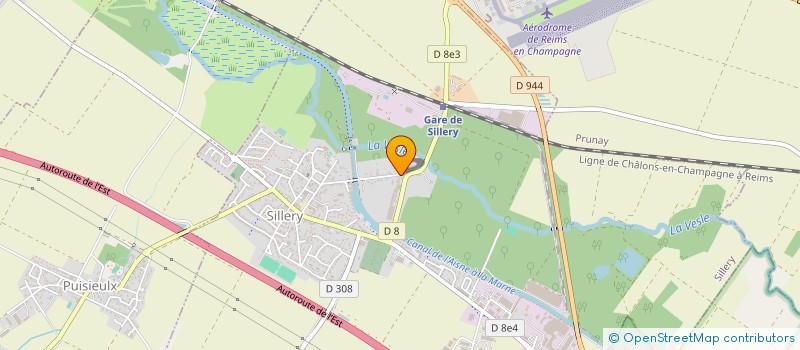 localisation de l'entreprise MADAME GAELLE LEBON  SILLERY