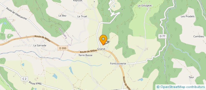 localisation de l'entreprise MADAME GAELLE LEBON  BELLEGARDE-MARSAL