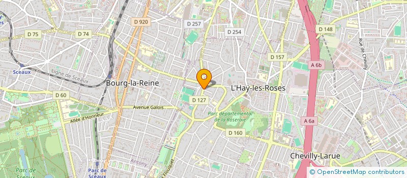 localisation de l'entreprise MADAME GAELLE LECUREUR à VERRIERES-LE-BUISSON