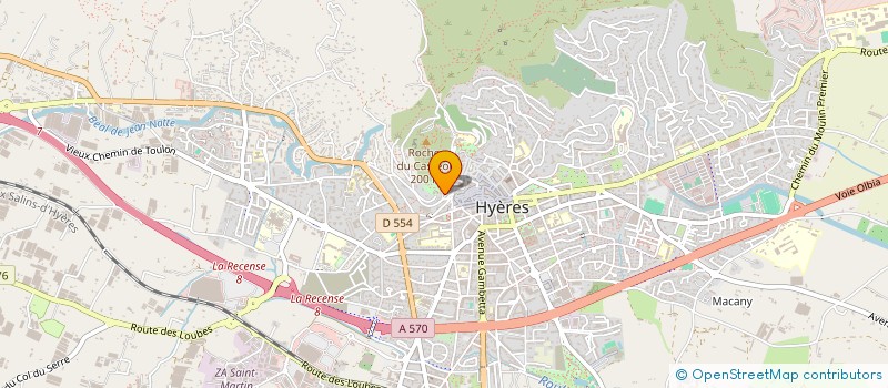 localisation de l'entreprise MADAME GAELLE LEFEBVRE  HYERES