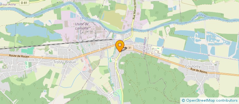 localisation de l'entreprise MADAME GAELLE LEFEVRE  CUISE-LA-MOTTE