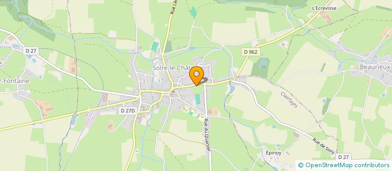 localisation de l'entreprise MADAME GAELLE LEGAIE  SOLRE-LE-CHATEAU