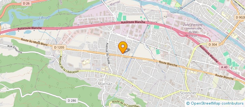 localisation de l'entreprise MADAME GAELLE LEGENDRE  MARNAZ