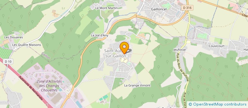 localisation de l'entreprise MADAME GAELLE LEGENDRE  ST-AUBIN-SUR-GAILLON