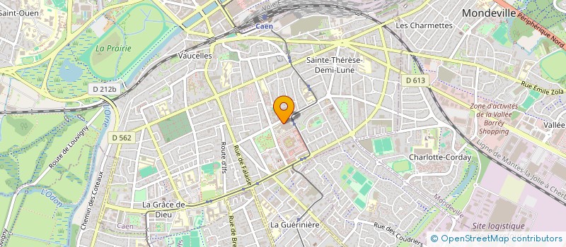 localisation de l'entreprise MADAME GAELLE LEMERLE  GRANVILLE