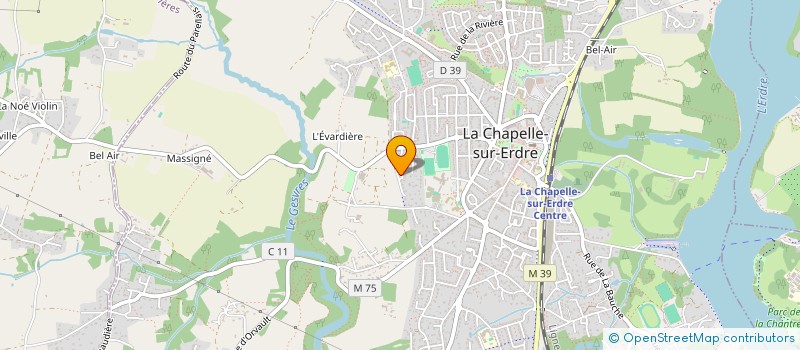 localisation de l'entreprise MADAME GAELLE LESCOP à LA CHAPELLE-SUR-ERDRE