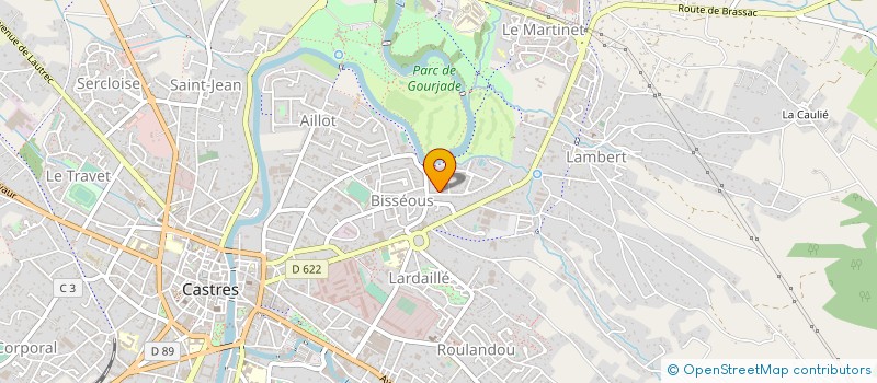 localisation de l'entreprise MADAME GAELLE LONG  CASTRES