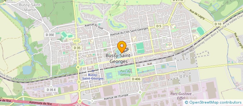 localisation de l'entreprise MADAME GAELLE LOUVET  BUSSY-SAINT-GEORGES