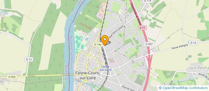 localisation de l'entreprise MADAME GAELLE MACHADO à COSNE-COURS-SUR-LOIRE